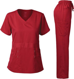 Uniforme de Enfermera de Hospital con Diseño Moderno y Personalizado, Conjunto de Uniformes Médicos Cómodos para Mujer, Blusas de Enfermera de Talla Grande al por Mayor - Product Image 5