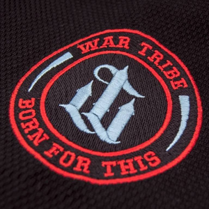 War Tribe BJJ Kimono Black <b>Red</b> Stitching Men's Regular Fit Durable Judo Gi Martial Arts Wear Adult Uniform Custom Made Jiu Jitsu - Product Image 6