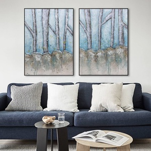 Impresión de belleza paisaje pintura al óleo pintada a mano sobre <span class=keywords><strong>lienzo</strong></span> Hotel paleta cuchillo pintura al óleo de Dongguan - Product Image 3