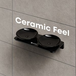 Support mural double pour savon rond, en métal robuste, double couche, pour salle de bain, avec quincaillerie incluse - Product Image 3