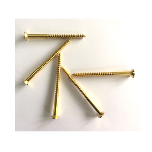 High Quality Brass Countersunk <b>Screws</b>, <b>Flat</b> Head CSK Fasteners, Durable and Corrosion-Resistant for Furniture and Hardware Use - Product Image 6