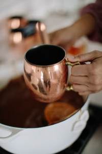 Hammered copper drink <b>mug</b> set glacier meadow beverage cups reusable handcrafted cocktail <b>mugs</b> premium durable - Product Image 3