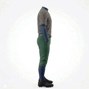 Conjunto Profesional de Camiseta y Pantalón de Béisbol Sublimados, Tejido Transpirable que Absorbe la Humedad, para Equipos - Product Image 4