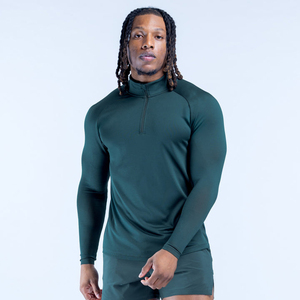 เสื้อวิ่งผู้ชายขายดี แห้งเร็ว 100% โพลีเอสเตอร์ เสื้อยิมผู้ชาย ยอดนิยม เสื้อออกกำลังกายรัดรูป - Product Image 3