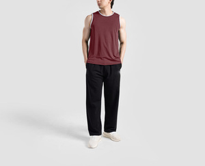 Camisetas sin mangas de verano para hombre, camiseta deportiva sólida de algodón personalizada para hombre, top deportivo a la moda - Product Image 4
