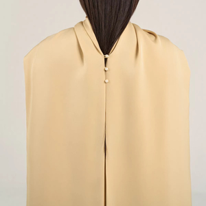 Vestido de seda con cuello redondo, manga regular, estilo casual sencillo, cintura holgada, minimalista, transpirable, para uso diario de verano, OEM ODM Vietnam - Product Image 1