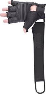 Half Finger Training Gloves Breathable Fitness Gym Workout Gloves with <b>Grip</b> and Wrist Support Unisex - Product Image 5