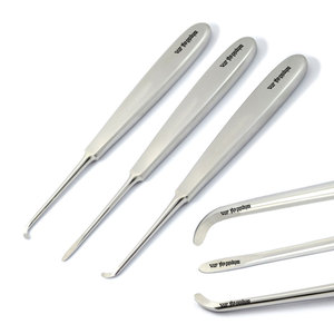 Juego de 3 Elevadores Dentales Warwick-James Rectos, Izquierdo y Derecho, Instrumentos Quirúrgicos para Extracción de Dientes y Elevación de Raíces - Product Image 3