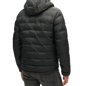 Chaqueta de Plumón Acolchada Gruesa de Diseño Personalizado 2026, Abrigo Formal Oversize con Capucha Brillante, Chaqueta de Plumón para Hombre - Product Image 2