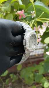 นาฬิกาหรูหราแบบขายส่งจากโรงงาน ประดับเพชร สำหรับผู้ชายและผู้หญิง ระบบออโตเมติก ดีไซน์เนอร์ นาฬิกาฮิปฮอป เพชร VVS สี D มอยส์ซาไนต์ - Product Image 3