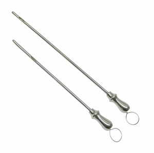 DIVIED INTERNATIONAL Pince à clé Lambert incurvée en acier inoxydable de haute qualité, 220 mm, manuelle, réutilisable, instrument chirurgical de classe II - Product Image 1