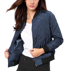 Blouson Bomber Matelassé Professionnel pour Femme 2026 – Respirant, Toutes Tailles Disponibles, Vente Directe Usine, Coton, Rivets, Service OEM - Product Image 5