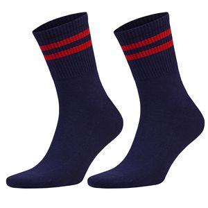 Calzini sportivi sportivi da Tennis a righe da donna 6 paia di scarpe da 5 a 10 calzini sportivi - Product Image 3