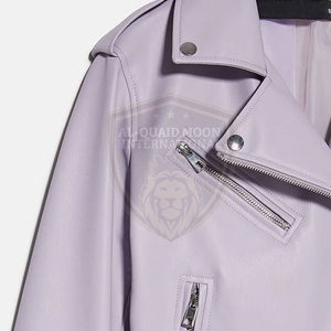 แจ็คเก็ตหนังแบรนด์ส่วนตัว เกรดพรีเมียม วัสดุทนทาน แจ็คเก็ตหนัง MOQ ต่ำ - Product Image 3