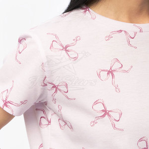 Blusas Casuales de Alta Calidad para Mujer, Transpirables, Tallas Grandes, Tops Cortos, Camisetas con Logotipo Frontal, Hechas en Pakistán - Product Image 5