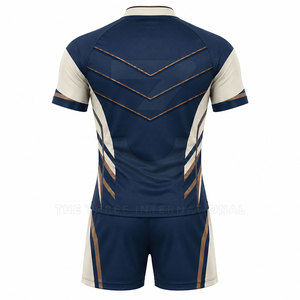 Uniforme de Rugby Personalizado de Alto Rendimiento, Transpirable, de Secado Rápido, Tela Suave, Servicio OEM, Impresión por Transferencia de Calor - Product Image 2