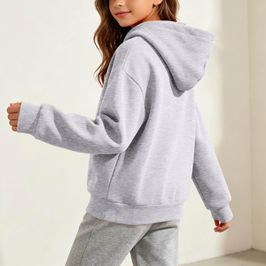 Sudadera con capucha personalizada OEM para niños, ropa escolar, sudadera deportiva ligera, sudadera con capucha extragrande para adolescentes. - Product Image 2
