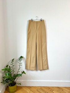 Pantalon en daim pour femme, coupe bootcut, taille haute, en cuir de qualité supérieure, style streetwear moderne et décontracté, fournisseur en gros, personnalisation OEM ODM - Product Image 6