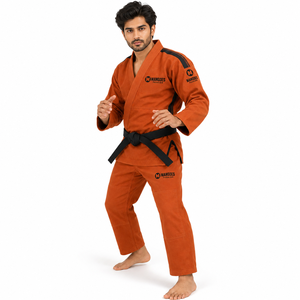 Tenue de Jiu-Jitsu Brésilien (BJJ) en Coton Léger Pré-rétréci IBJJF, Veste et Pantalon Renforcés, Tissage Doré Durable, pour l'Entraînement - Product Image 1