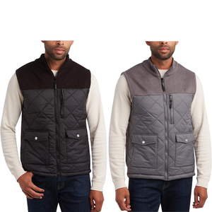Nouveau gilet matelassé personnalisé avec logo, veste d'équitation décontractée, vêtements d'hiver pour l'extérieur, gilet rembourré pour homme. - Product Image 1