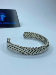 Wholesale Custom <b>Copper</b> Brass Cuff <b>Bracelet</b> Manufacturer & Supplier OEM Gold Plated Vintage Unisex Wedding - Product Image 3