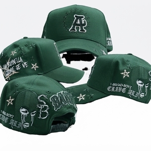 Casquette de baseball snapback personnalisable avec logo brodé, non structurée, douce, en velours 100% coton, couleur or cuivre, ajustable - Product Image 3