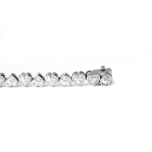 Pulsera de Cadena con Diamantes de Moissanita de Lujo, Plata de Ley 925, Joyería Elegante para Mujer, Regalo de Moda - Product Image 4