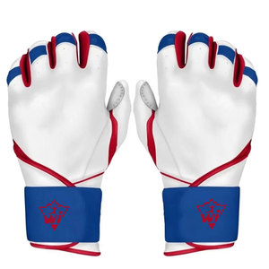 Breathable Airflow <b>Baseball</b> Batting <b>Gloves</b> With Flexible Build Adjustable Wrist Strap And Durable Palm Grip For Team Practice - Product Image 1