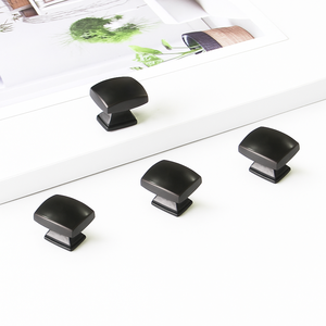 Hot Selling Zinc Alloy Square Knob Rounded Edge Modern Minimalist Cabinet <b>Hardware</b> Supplies Wholesale <b>Kitchen</b> Bathroom - Product Image 3
