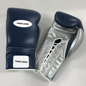 Best Quality Cowhide Leather Customized Comfortable Lightweight Breathable <b>Moisture</b>-Wicking Professional Winning Boxing <b>Gloves</b> - Product Image 5