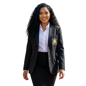 Blazer Deportivo Bordado para Mujer, Chaqueta de Primera Calidad, Estilo Casual de Negocios - Product Image 3