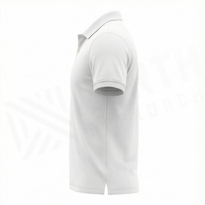 เสื้อโปโลผู้ชายระบายอากาศได้ดี แขนสั้น สำหรับเล่นกีฬา กอล์ฟ ผ้าฝ้าย ไซส์ใหญ่ สีสันปรับแต่งได้ ชุดออกกำลังกาย - Product Image 3