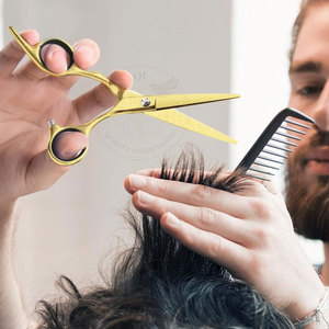 Ciseaux de coiffure durables de haute qualité en acier inoxydable 6CR13, légers, pour droitiers, outil professionnel de coupe de cheveux - Product Image 5