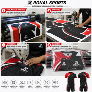 เสื้อฟุตบอลทีมวินเทจแบบยูนิเซ็กซ์สั่งทำพิเศษ ระบายอากาศได้ดี คุณภาพสูง คอวี แห้งเร็ว แขนสั้น ผ้าโพลีเอสเตอร์ 100% ชุดฝึกซ้อม - Product Image 5