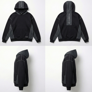 Sudadera con Capucha Aura Recovery de MALUZA INDUSTRIES, Corte Holgado, Estilo Urbano Premium, Felpa Gruesa, 100% Algodón, Invierno, Ecológica - Product Image 6