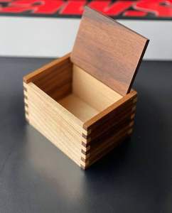 Boîte de rangement pour bijoux en bois de luxe classique de haute qualité, faite à la main, écologique, de forme carrée, taille personnalisée - Product Image 4