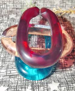 Eslabones de resina de gran tamaño y colores claros, eslabones grandes de resina multicolor disponibles. - Product Image 2