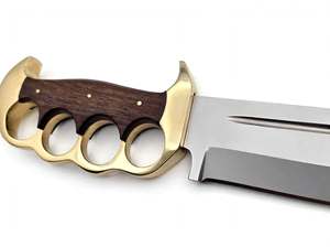 Handcrafted Stainless Steel <b>Crafting</b> <b>Knife</b> <b>Blade</b> with Dark Walnut Hardwood Handle DIY Grade OEM Customizable Decor - Product Image 6