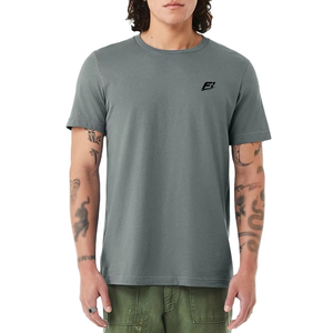 เสื้อยืดคอกลมผู้ชายผ้าคอตตอนคุณภาพส่งออก แขนสั้น ผ้าเจอร์ซีย์เดี่ยว สวมใส่สบายๆ สไตล์สตรีทแวร์ ขายส่งจำนวนมาก รับผลิตแบบ OEM - Product Image 1