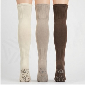 Crew <b>Socks</b> Geometric Pattern Blue Breathable <b>Running</b> <b>Socks</b> for Adults Spring Season - Product Image 2