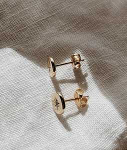Star Set Diamond Stud <b>Earrings</b> 14K 18K Solid Gold Wholesale Flush Gypsy Set Lab Grown Push Back Everyday Minimalist Tiny Studs - Product Image 3