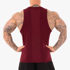 Haute qualité hommes sport débardeur mince coton Sport gilet Fitness Muscle Style imprimé personnalisable hommes débardeur - Product Image 3