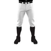 Ensemble de maillot et pantalon de baseball personnalisés, taille élastique, kit d'équipe respirant, séchage rapide, poches sans couture, 100% polyester, OEM