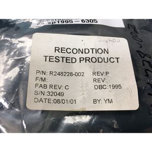 Electroglas 248228-002 QIK LDR/เซ็นเซอร์วัดเวเฟอร์ – อุปกรณ์และชิ้นส่วนเซมิคอนดักเตอร์เชิงลึกจากทั่วโลกที่ได้รับความไว้วางใจ - Product Image 1