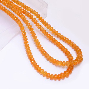 Cuentas facetadas de 4mm-8mm de ágata beryl AAA, cuentas sueltas de piedra preciosa semipreciosa natural Heliodor amarillo dorado para joyería. - Product Image 2
