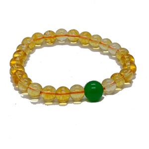 High quality Citrine Green <b>jade</b> Crystal Gemstone Bead Bracelet Fashion Charm Jewelry for Men Women for Energy Meditation Gift - Product Image 1