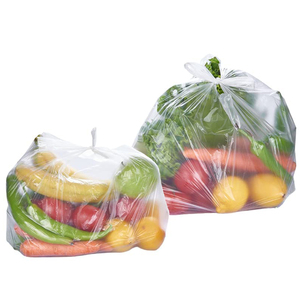 Bolsa de camiseta Precio al por mayor Claro Transparente PP Plástico Limpio y seguro Sellado térmico Envasado de alimentos Personalización Impresión de logotipo - Product Image 5