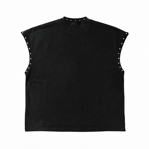 เสื้อกล้ามพิมพ์ลายกราฟิกสไตล์วินเทจสุดเทรนดี้ ผ้าเจอร์ซีย์คอตตอน 100% คอกลม แขนกุด สำหรับใส่ลำลองแบบยูนิเซ็กส์ - Product Image 2