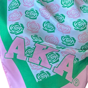 Rose in Harlem White Square <b>Scarf</b> Women Elegant Printed Satin Style Neck <b>Scarf</b> Fashion Hair <b>Wrap</b> Headband Accessory - Product Image 6