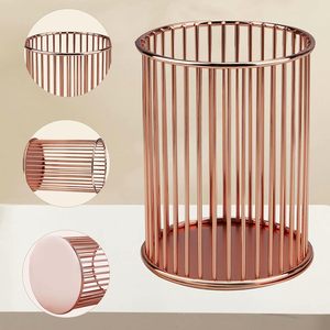 Metal Wire Pen Pencil <b>Holder</b> Stylish Desk Organizer Multipurpose Cup for Office Supplies <b>Makeup</b> Brushes - Product Image 6